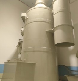 Tháp xử lý mùi cho nhà máy Nissin Bắc Ninh