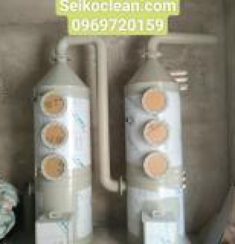 Dự án tháp hấp thụ mùi nhà máy XLNT BV Vạn Phúc- Thủ Đức