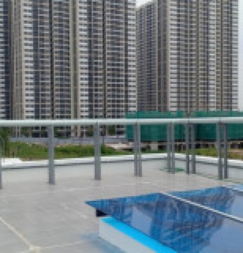 Lắp đặt tháp hấp thụ hơi nhà máy xử lý nước thải Vingroup Tây Mỗ- Hà Nội