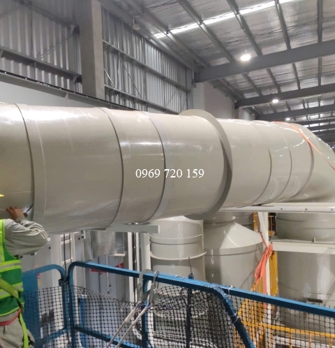 Dự án xử lý khí thải xi mạ. chủ đầu tư SMC Long Đức- Đồng Nai 1