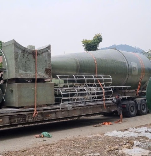 Tháp hấp thụ nhựa Composite- dự án nhà máy Phú Mỹ 3- BRVT