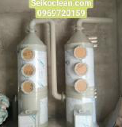 Dự án tháp hấp thụ mùi nhà máy XLNT BV Vạn Phúc- Thủ Đức
