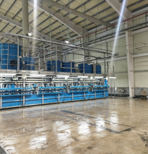 Lắp đặt tháp hấp thụ Composite