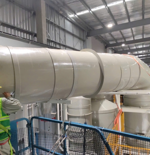 Dự án xử lý khí thải xi mạ. chủ đầu tư SMC Long Đức- Đồng Nai 1