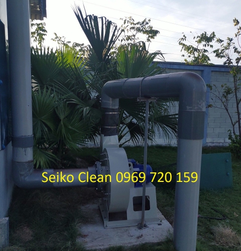 Lắp đặt tháp hấp thụ hơi nhà máy xử lý nước thải Vsip- Nghệ An