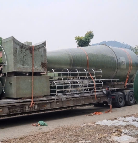 Tháp hấp thụ nhựa Composite- dự án nhà máy Phú Mỹ 3- BRVT