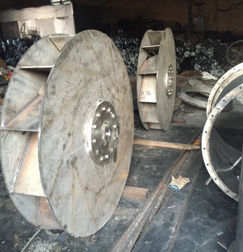 Lắp đặt tháp hấp thụ hơi nhà máy xử lý nước thải Vsip- Nghệ An